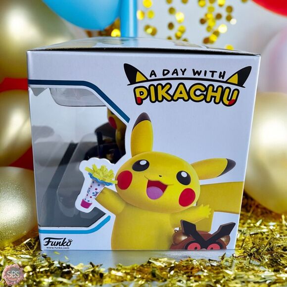 Pokemon: A Day with Pikachu - Ringing In the Fun Figure by Funko New w Protector - Picture 5 of 7